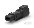DT04-2P-TE82 REC 2P BLK E SNAPXCAP Combination Line Connector 2 Contact(s), Pack of 200 pieces